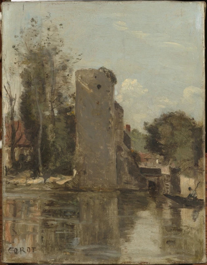 Camille Corot - Tour au bord de l'eau