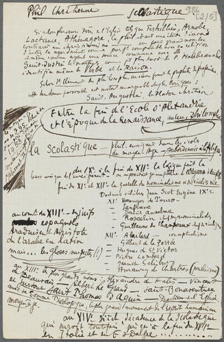 Paul Guillaume - Philo. Alexandrine / Philo. Chrétienne / Phil. Arabe et Juive
