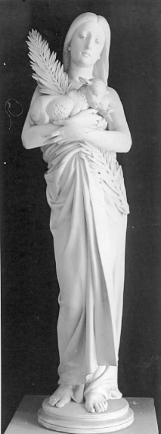Eugène Delaplanche - Sainte Agnès