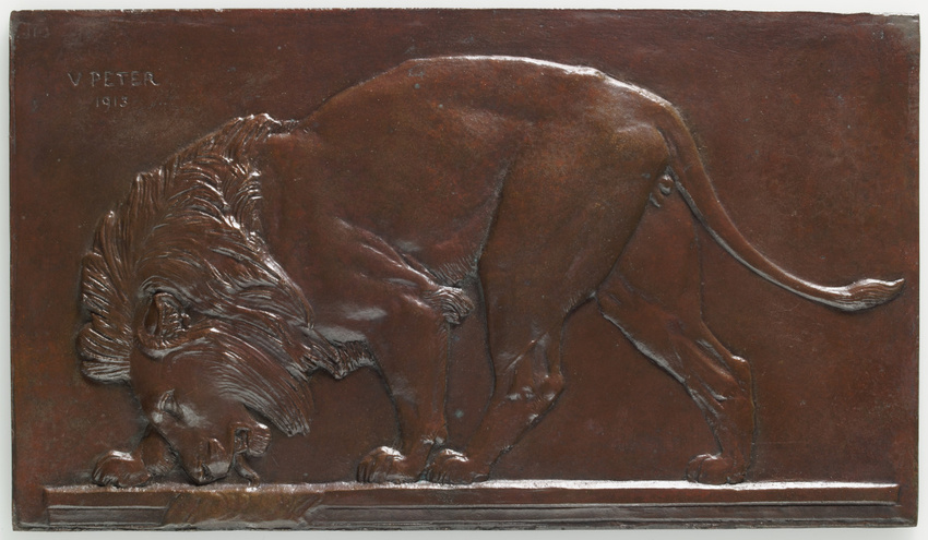 Victor Peter - Lion buvant