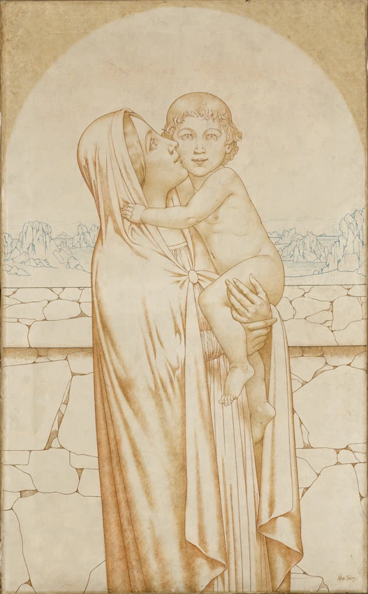 Alexandre Séon - La Vierge à l'Enfant