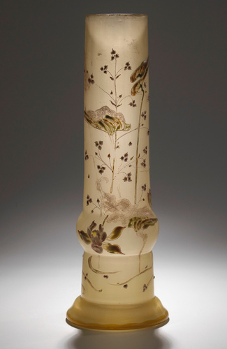 Emile Gallé - Vase à décor de sagittaires
