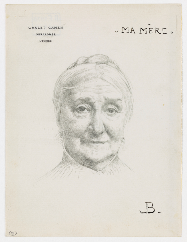 Léon Bonnat - Portrait de madame Bonnat mère