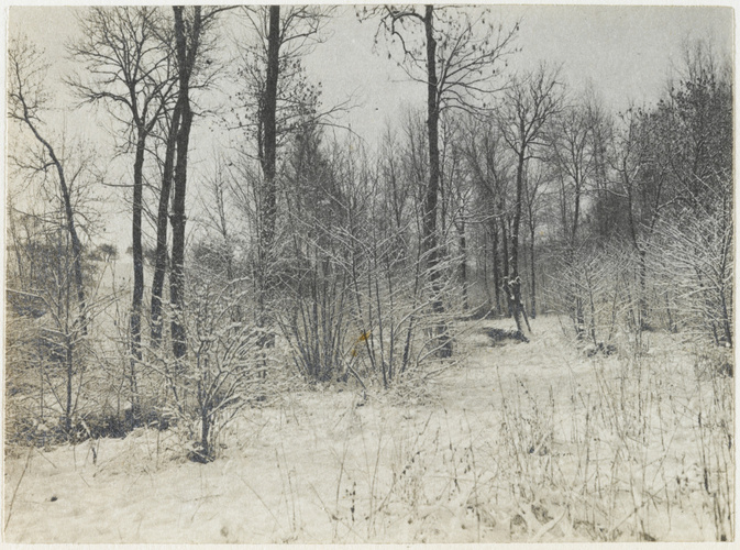 Charles Augustin Lhermitte - France, paysage de neige