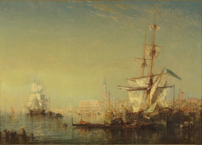 Félix Ziem - Venise, vue du palais des Doges