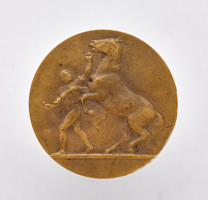 Victor Peter - Dresseur et son cheval