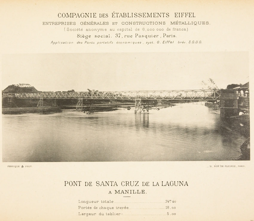 Pont de Santa Cruz de la Laguna Manille Albert Fernique