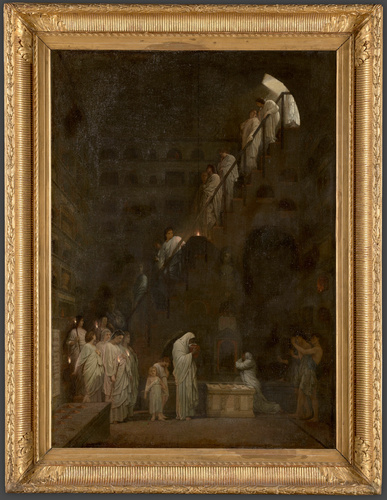 Hector Leroux - Funérailles au Columbarium de la maison des Césars, porte Capène...