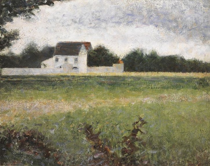 Georges Seurat - Paysage d'Ile de France