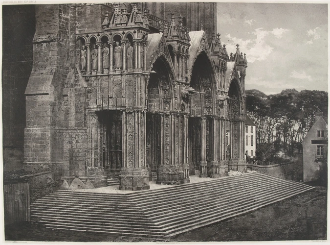 Charles Nègre - Cathédrale de Chartres, portique du Midi