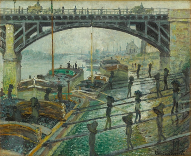 Claude Monet - Les Déchargeurs de charbon