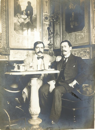 Henri de Régnier - Jean-Louis Vaudoyer et Edmond Jaloux au café Florian à Venise