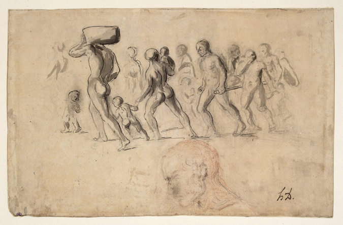 Honoré Daumier - Fugitifs