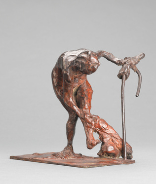 Edgar Degas - Femme se lavant la jambe gauche