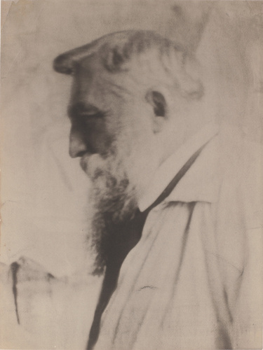 Gertrude Käsebier - Portrait d'Auguste Rodin dans son atelier, Meudon