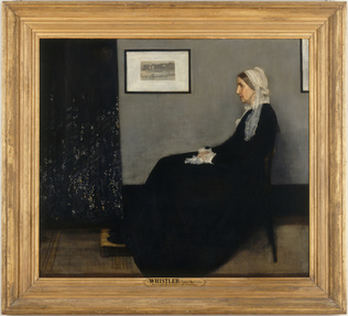 James Abbott Mcneill Whistler,ホイッスラー Nocturne in Grey and Gold: Chelsea Snow - James Abbott McNeill