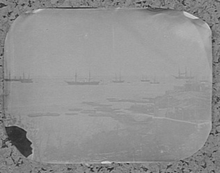 Henry Sauvaire - Beyrouth, vue de la rade, le port et bateaux