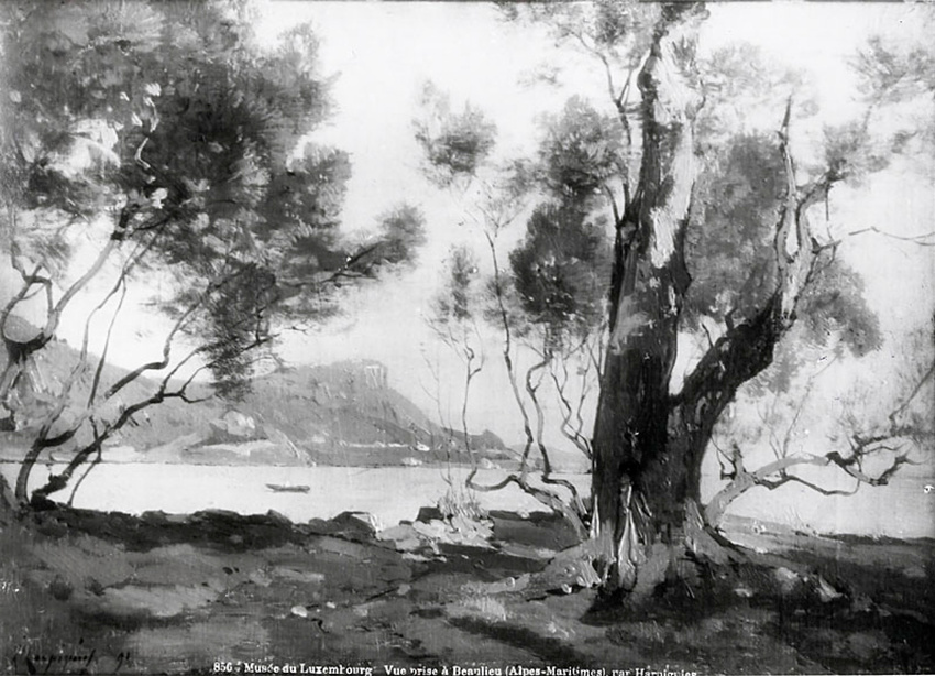 Henri Harpignies - Paysage, vue prise de Beaulieu