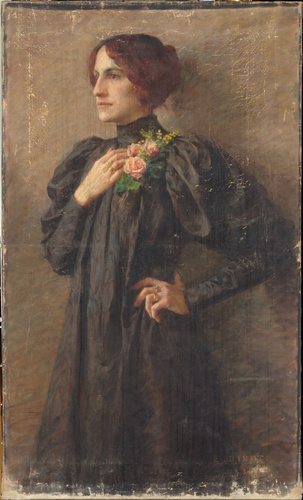 Etienne Dinet - Portrait de Mademoiselle Cécile Glace