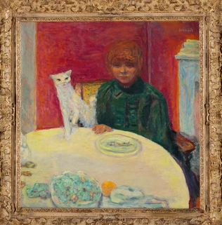 La Femme au chat - Pierre Bonnard