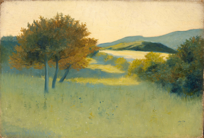 Alphonse Osbert - Sur les vallons de Diélette (Manche)
