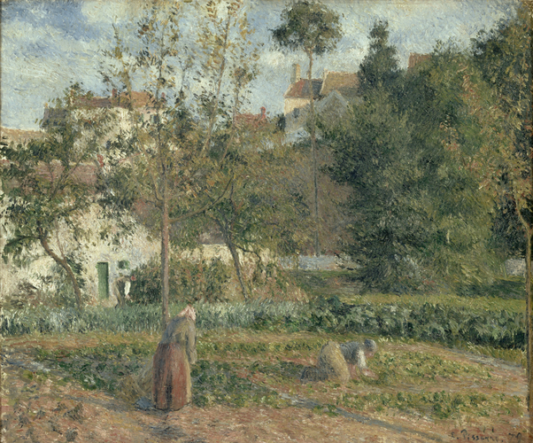 Camille Pissarro - Jardin potager à l'Hermitage. Pontoise