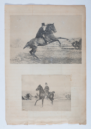 Jacques Lalaing de - Cavalier sur un cheval en mouvement
