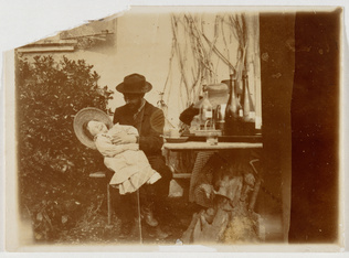 Edouard Vuillard - Pierre Bonnard chatouillant sa nièce Renée Terrasse, au Grand...