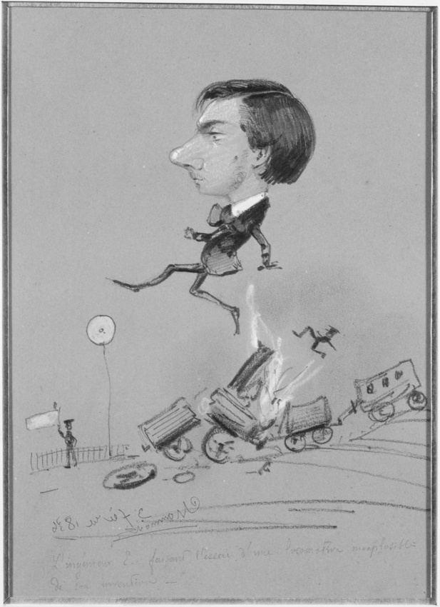 Chanmoit - Caricature de Gustave Eiffel