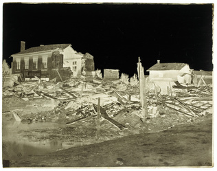 Édouard Baldus - Lyon, inondations