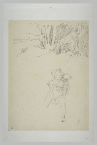 Edouard Manet - Enfant et détail de paysage