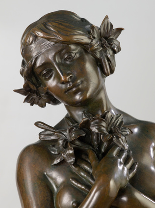 Alphonse Mucha - Femme aux lys