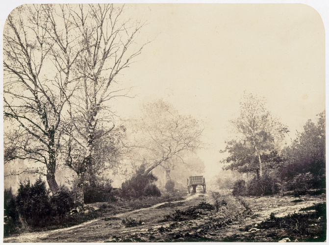 Paysage à la charette