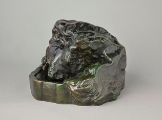 Tête de saint Jean-Baptiste sur un plat - Auguste Rodin
