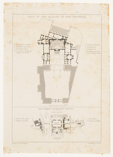 Edouard Villain - Plan de l'Assemblée nationale à Paris