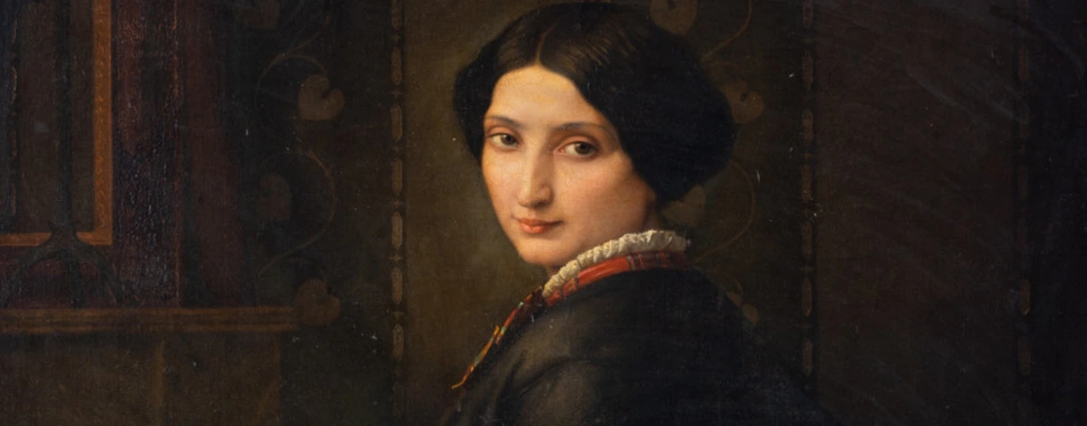 tableau, Gustave Le Gray, Portrait de Mme G.L., 1853