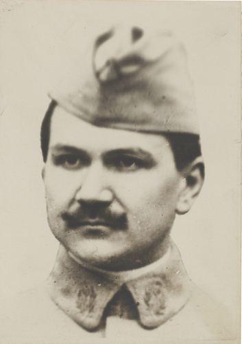 Anonyme - Jean Dagnan, en militaire, trois-quarts face