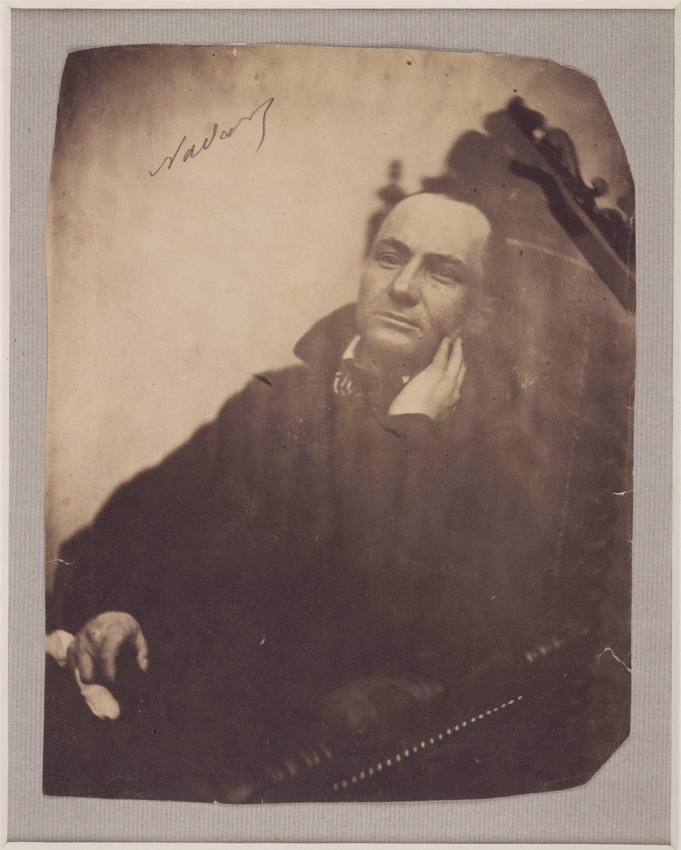 Charles Baudelaire au fauteuil - Nadar