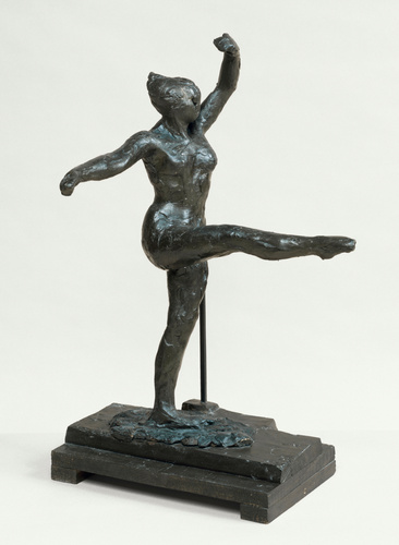 Edgar Degas - Danseuse, position de quatrième devant sur la jambe gauche, premiè...