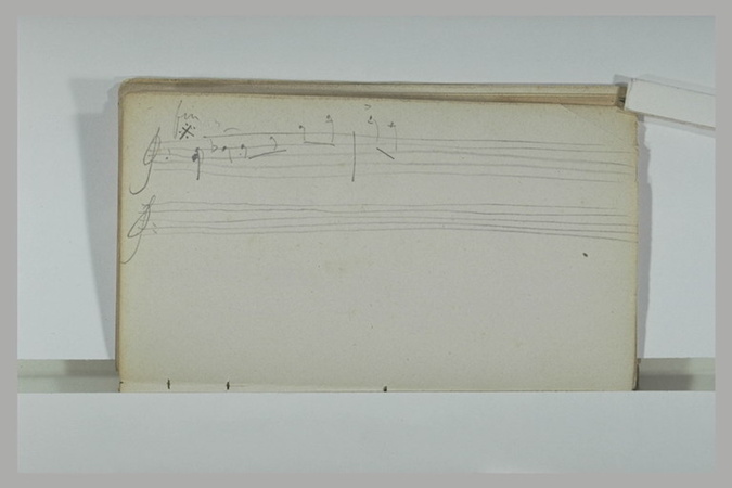 Alphonse de Neuville - Deux lignes de portée musicale