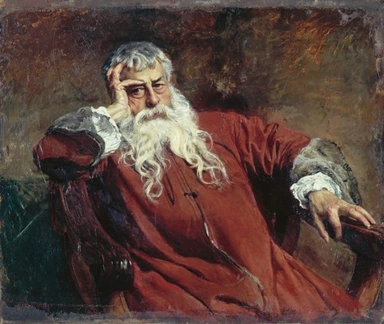 tableau, Ernest Meissonier, Portrait de l'artiste, en 1889
