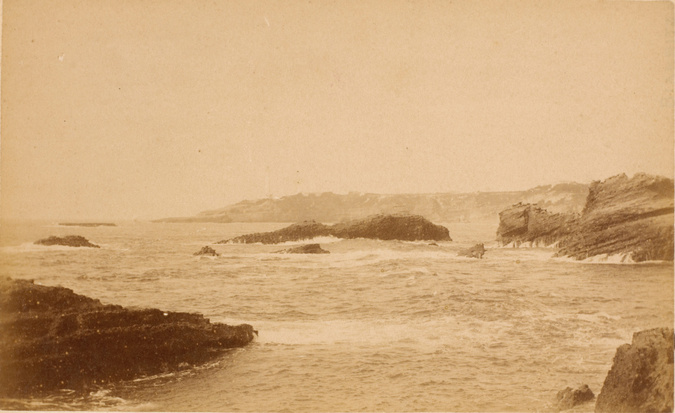 Biarritz, la mer et rochers