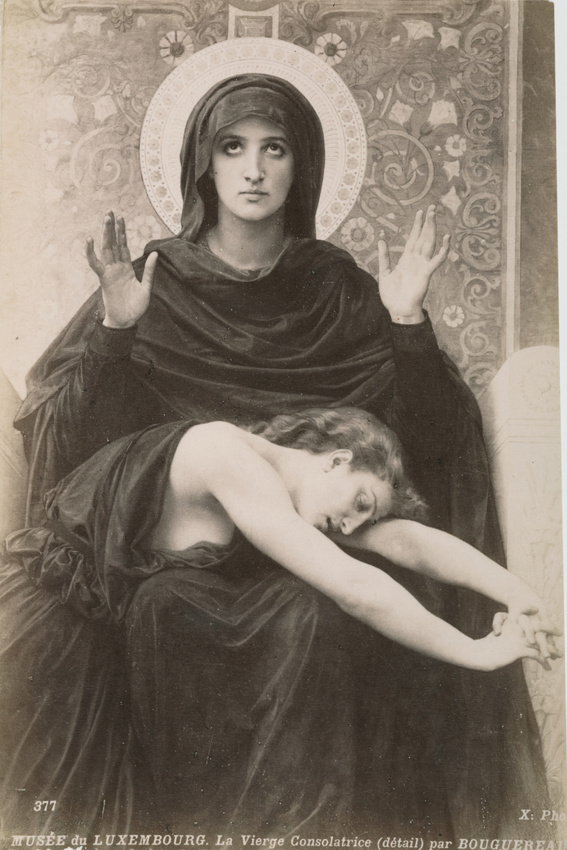 William Bouguereau - La Vierge consolatrice, détail