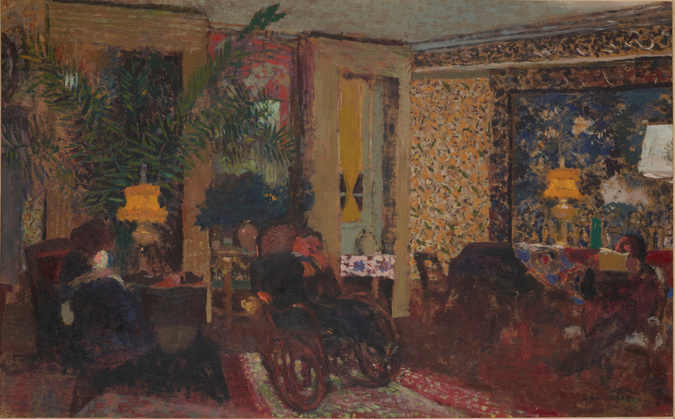 Edouard Vuillard - Le Salon aux trois lampes, rue Saint-Florentin
