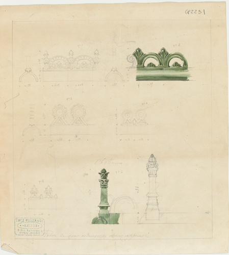Hector Guimard - Paris 16e, 41, rue du Point-du-Jour et 9 grande avenue de la Vi...