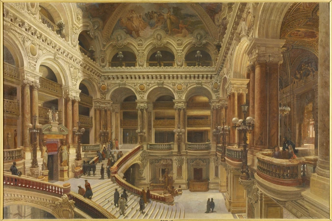 Victor Navlet - L'Escalier de l'Opéra