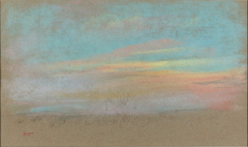 Edgar Degas - Etude de ciel