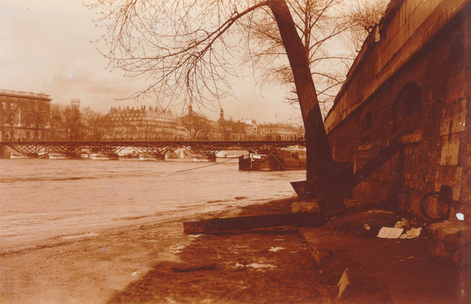 Charles Augustin Lhermitte - La Seine au Pont-des-Arts à Paris