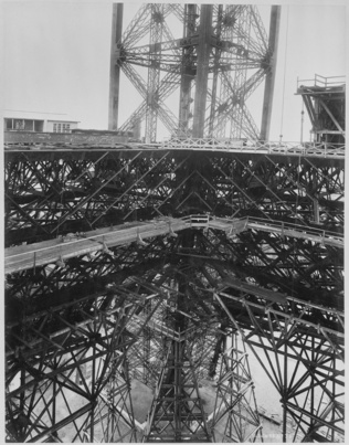 Louis-Emile Durandelle - Vue prise de la première plate-forme vers le bas de la ...