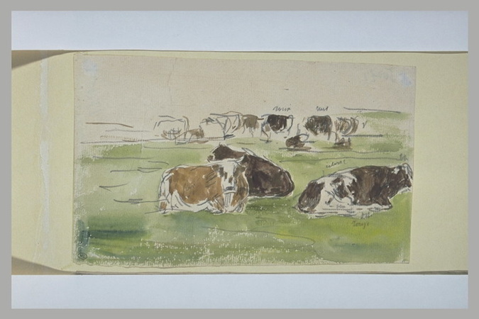 Lavandières - Eugène Boudin | Musée d'Orsay